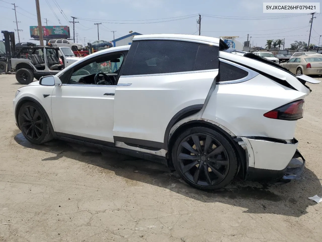 2017 Tesla Model X VIN: 5YJXCAE26HF079421 Lot: 56422814