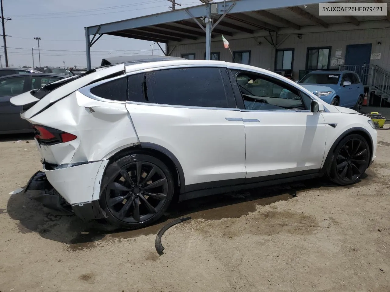 2017 Tesla Model X VIN: 5YJXCAE26HF079421 Lot: 56422814