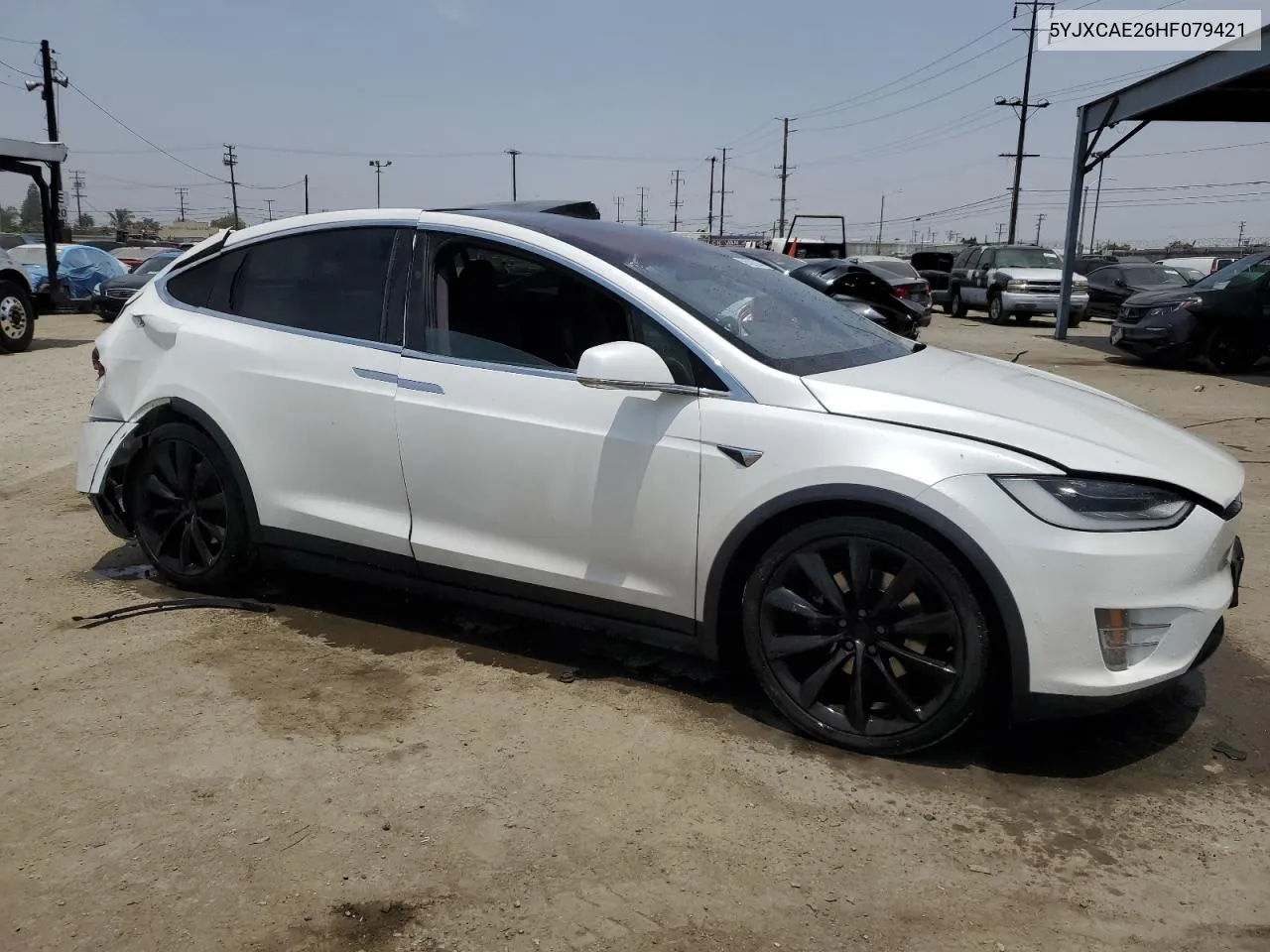 2017 Tesla Model X VIN: 5YJXCAE26HF079421 Lot: 56422814