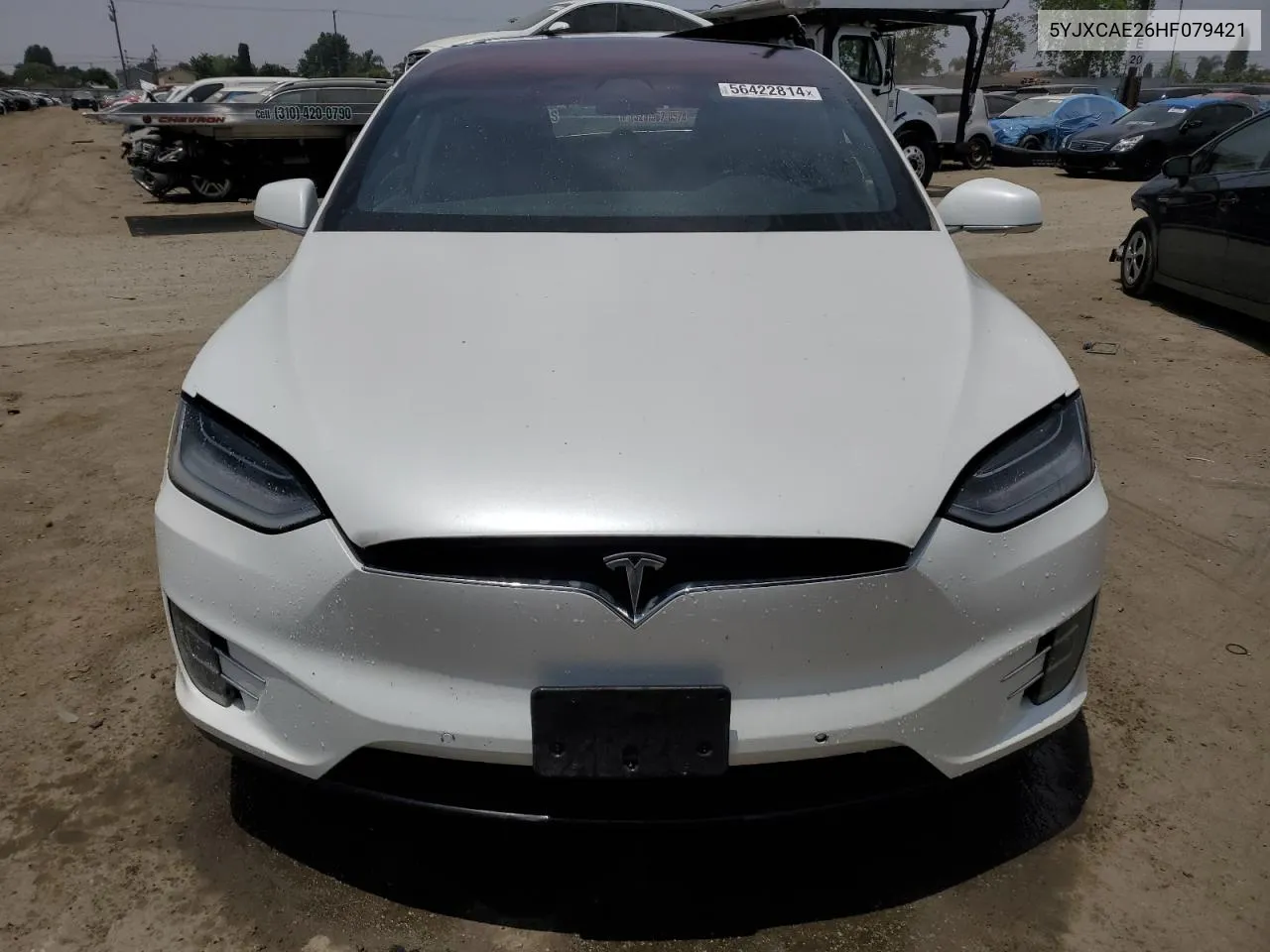 2017 Tesla Model X VIN: 5YJXCAE26HF079421 Lot: 56422814