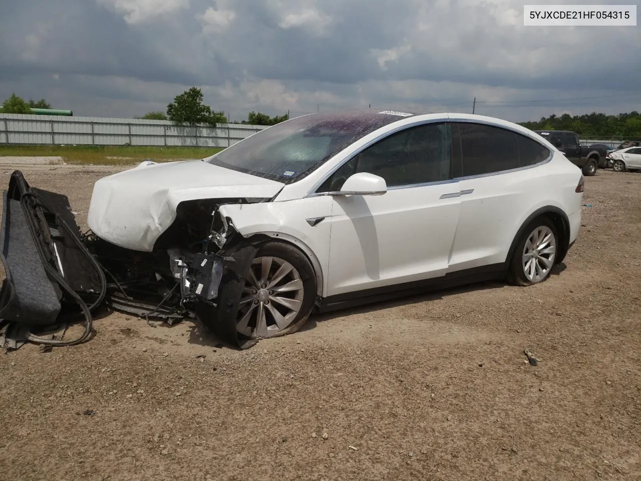 2017 Tesla Model X VIN: 5YJXCDE21HF054315 Lot: 58080224