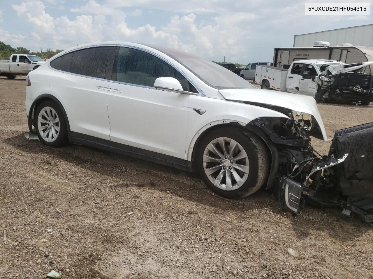 2017 Tesla Model X VIN: 5YJXCDE21HF054315 Lot: 58080224