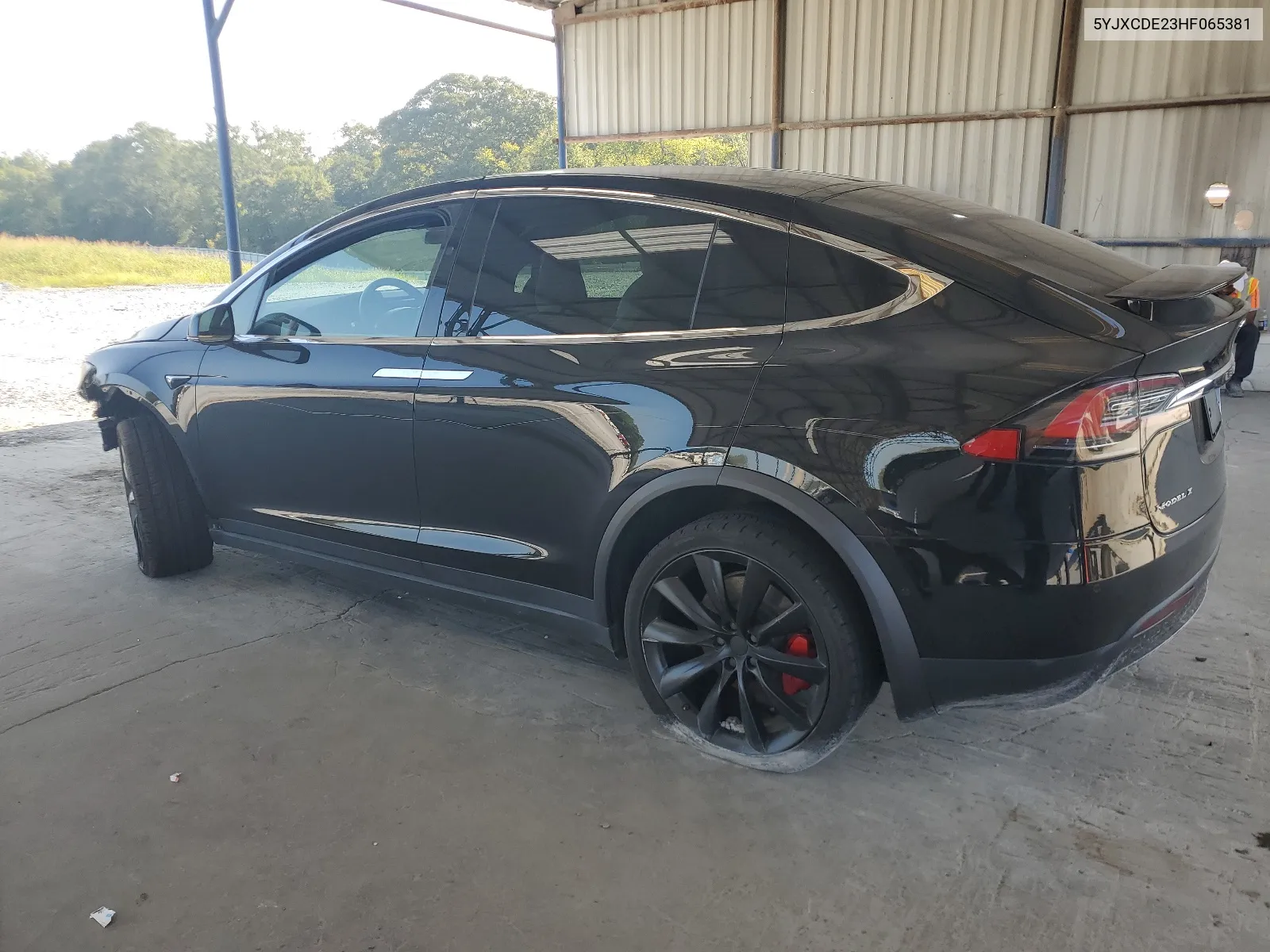 2017 Tesla Model X VIN: 5YJXCDE23HF065381 Lot: 60079914