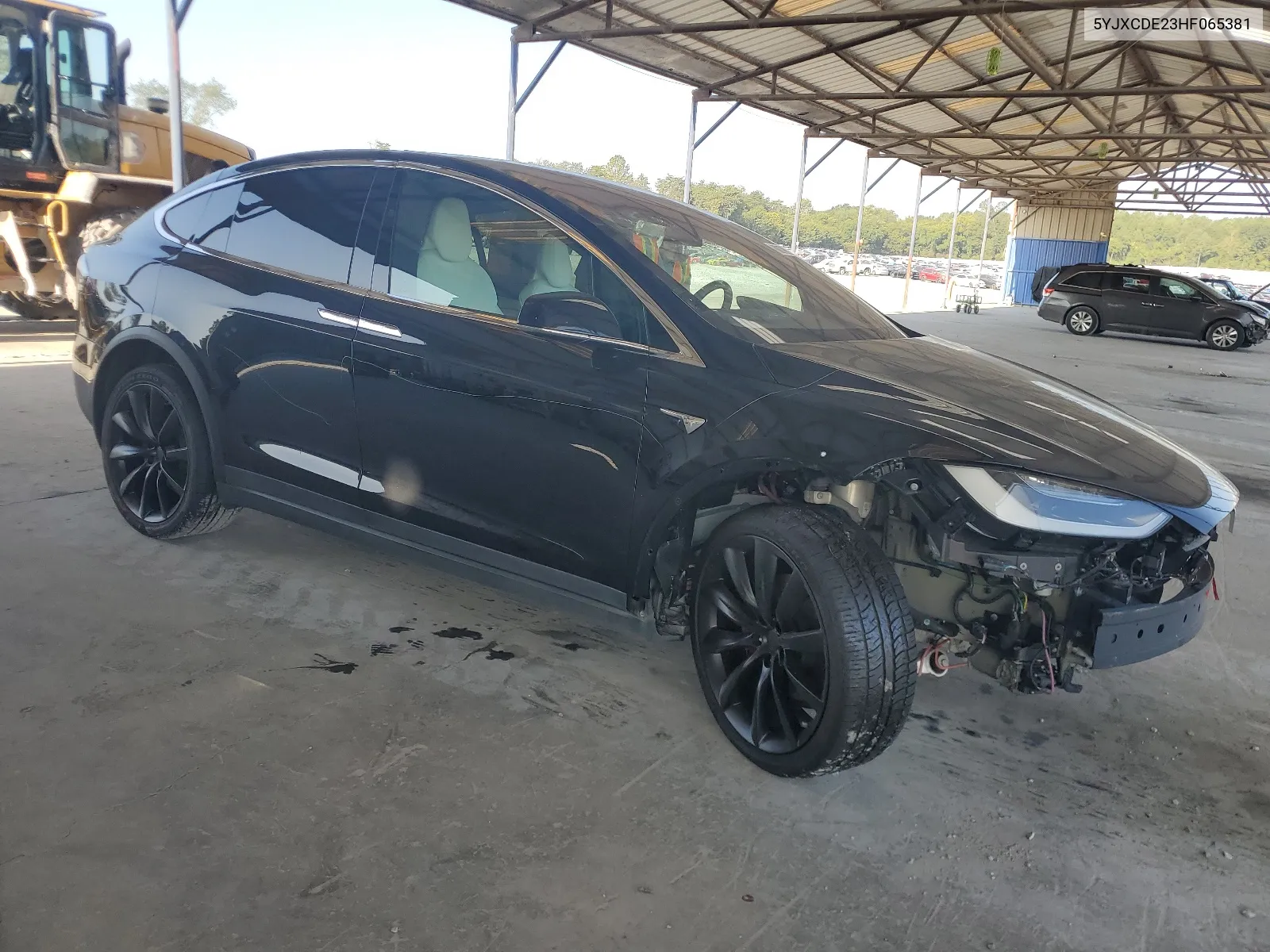 2017 Tesla Model X VIN: 5YJXCDE23HF065381 Lot: 60079914