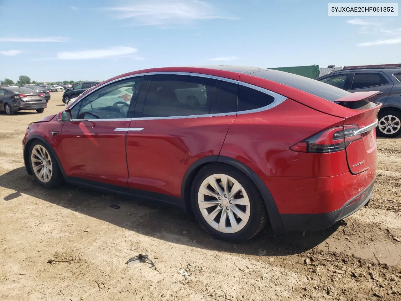 2017 Tesla Model X VIN: 5YJXCAE20HF061352 Lot: 60720194