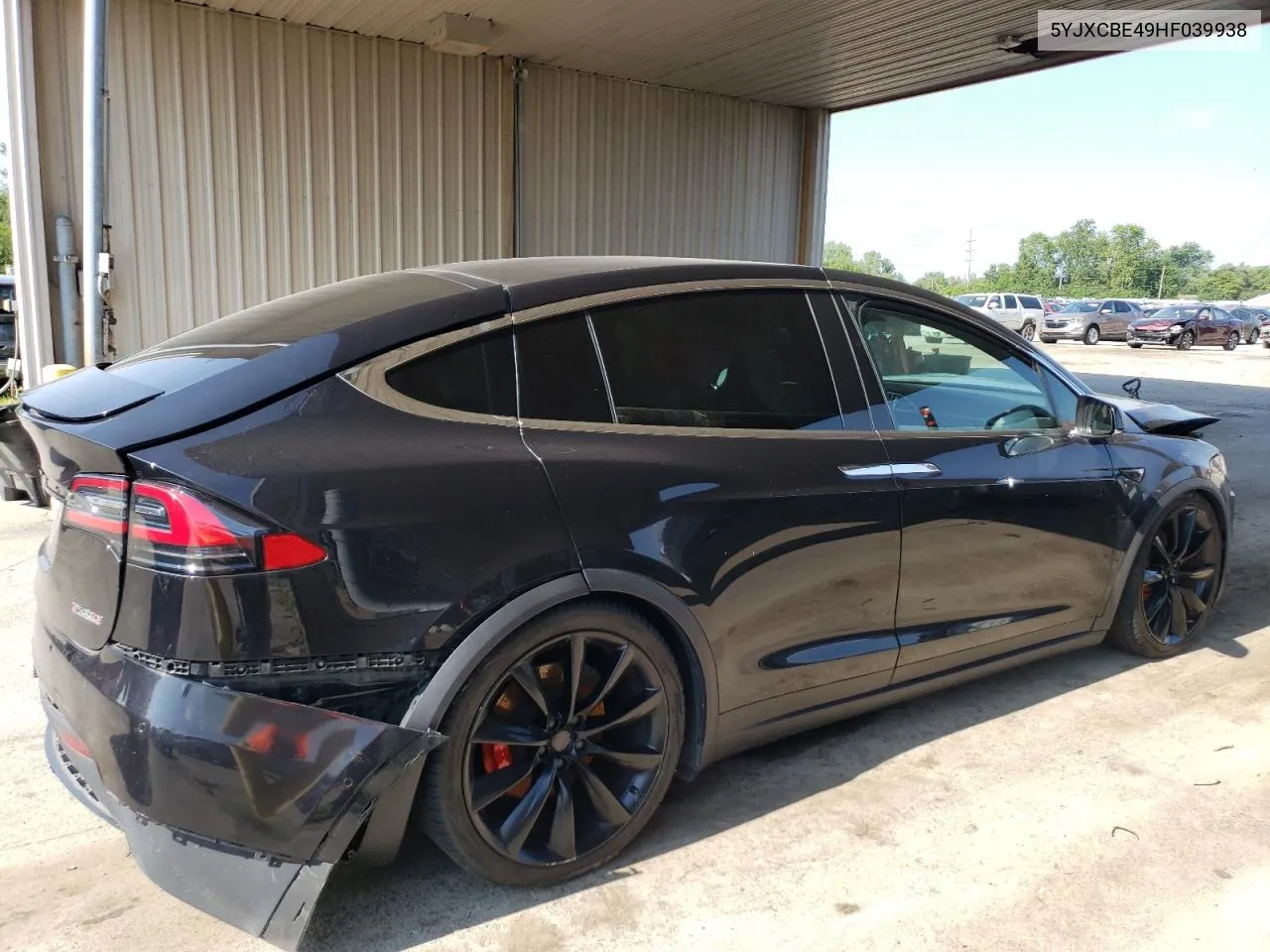 2017 Tesla Model X VIN: 5YJXCBE49HF039938 Lot: 62788164