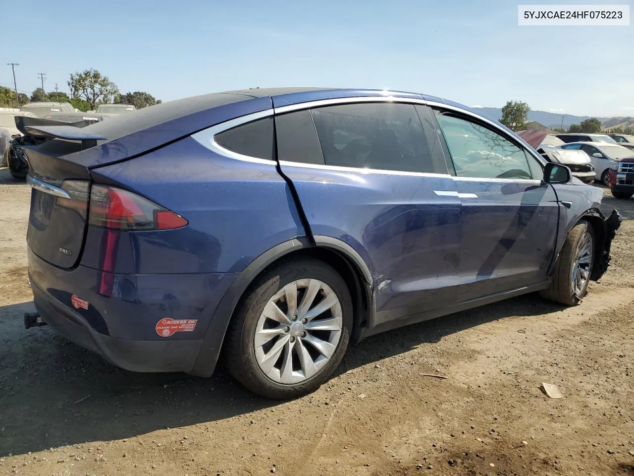 5YJXCAE24HF075223 2017 Tesla Model X