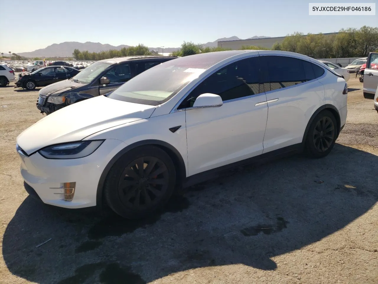 2017 Tesla Model X VIN: 5YJXCDE29HF046186 Lot: 68296624