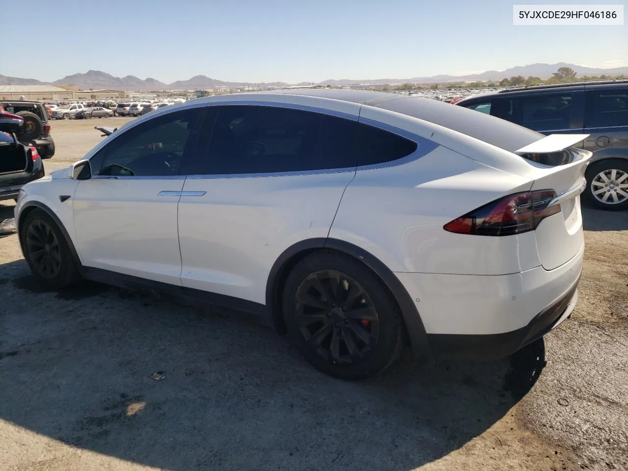 2017 Tesla Model X VIN: 5YJXCDE29HF046186 Lot: 68296624