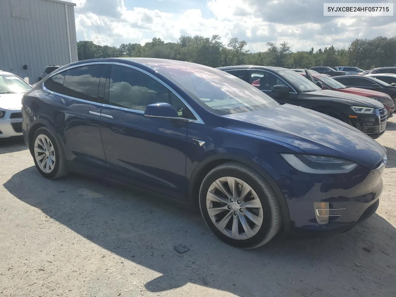 2017 Tesla Model X VIN: 5YJXCBE24HF057715 Lot: 73150124