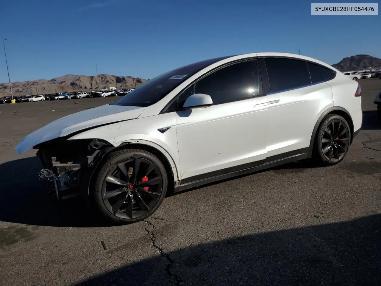 2017 Tesla Model X VIN: 5YJXCBE28HF054476 Lot: 73686004