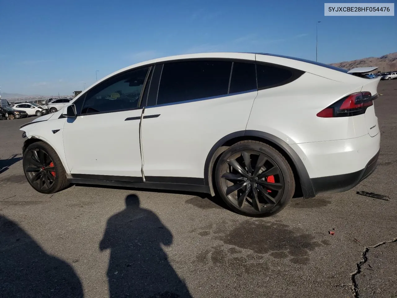 2017 Tesla Model X VIN: 5YJXCBE28HF054476 Lot: 73686004