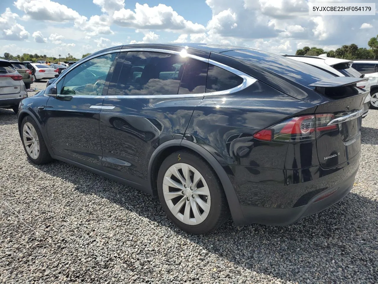 2017 Tesla Model X VIN: 5YJXCBE22HF054179 Lot: 74037964