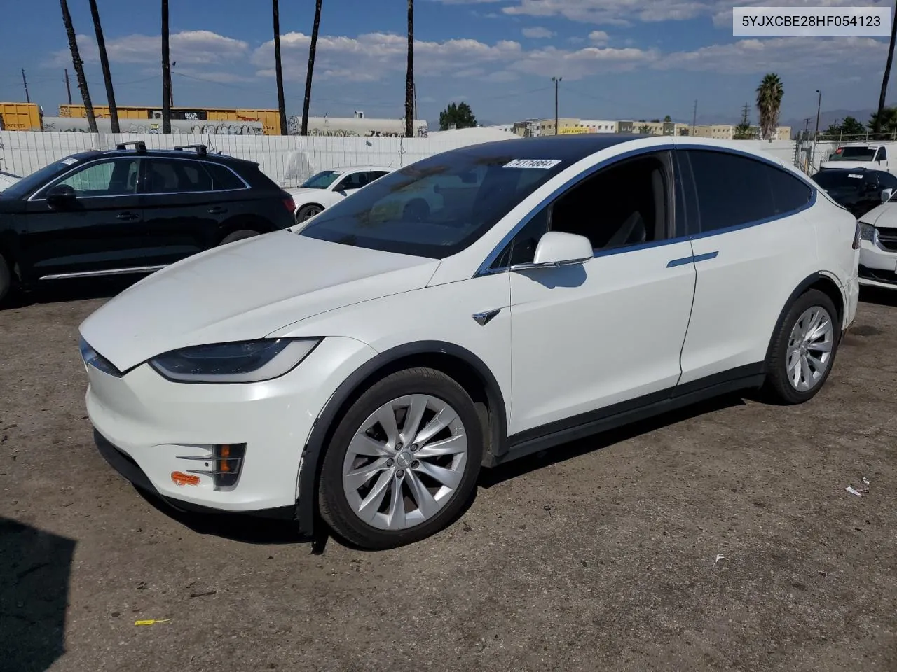 2017 Tesla Model X VIN: 5YJXCBE28HF054123 Lot: 74174664