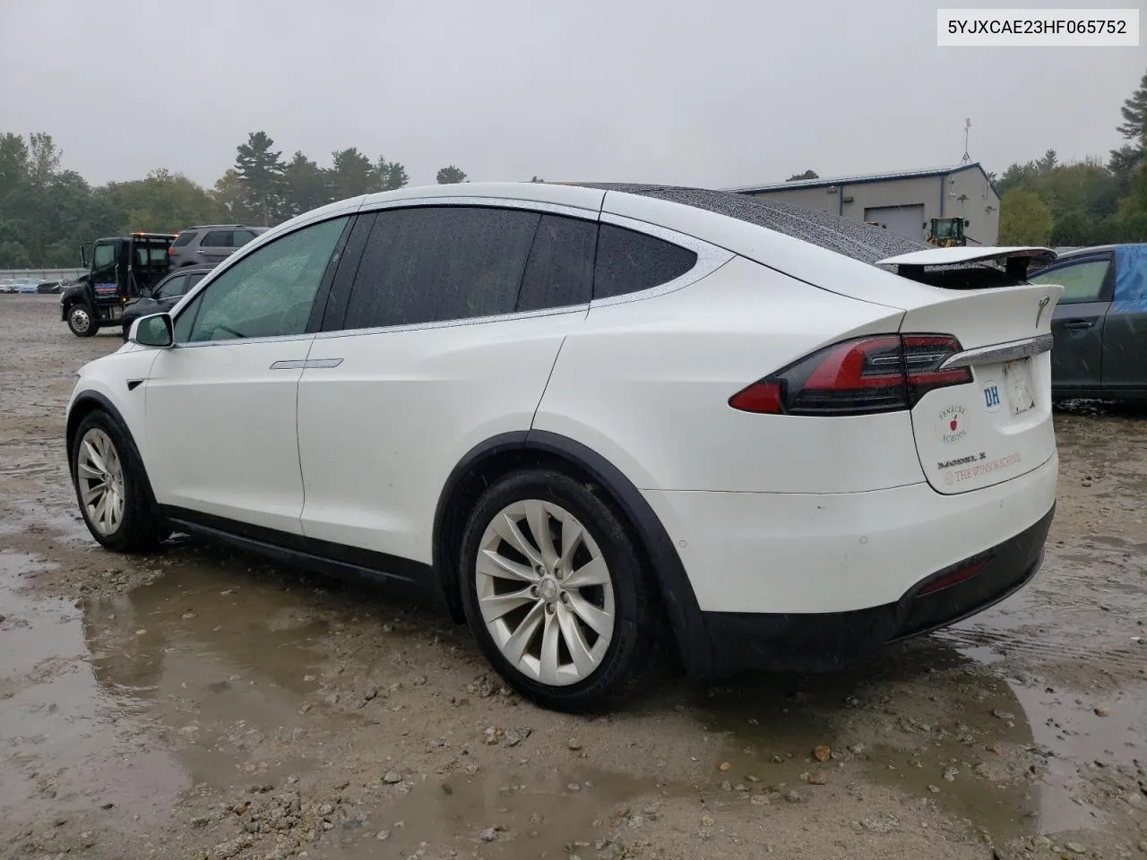 2017 Tesla Model X VIN: 5YJXCAE23HF065752 Lot: 74914474