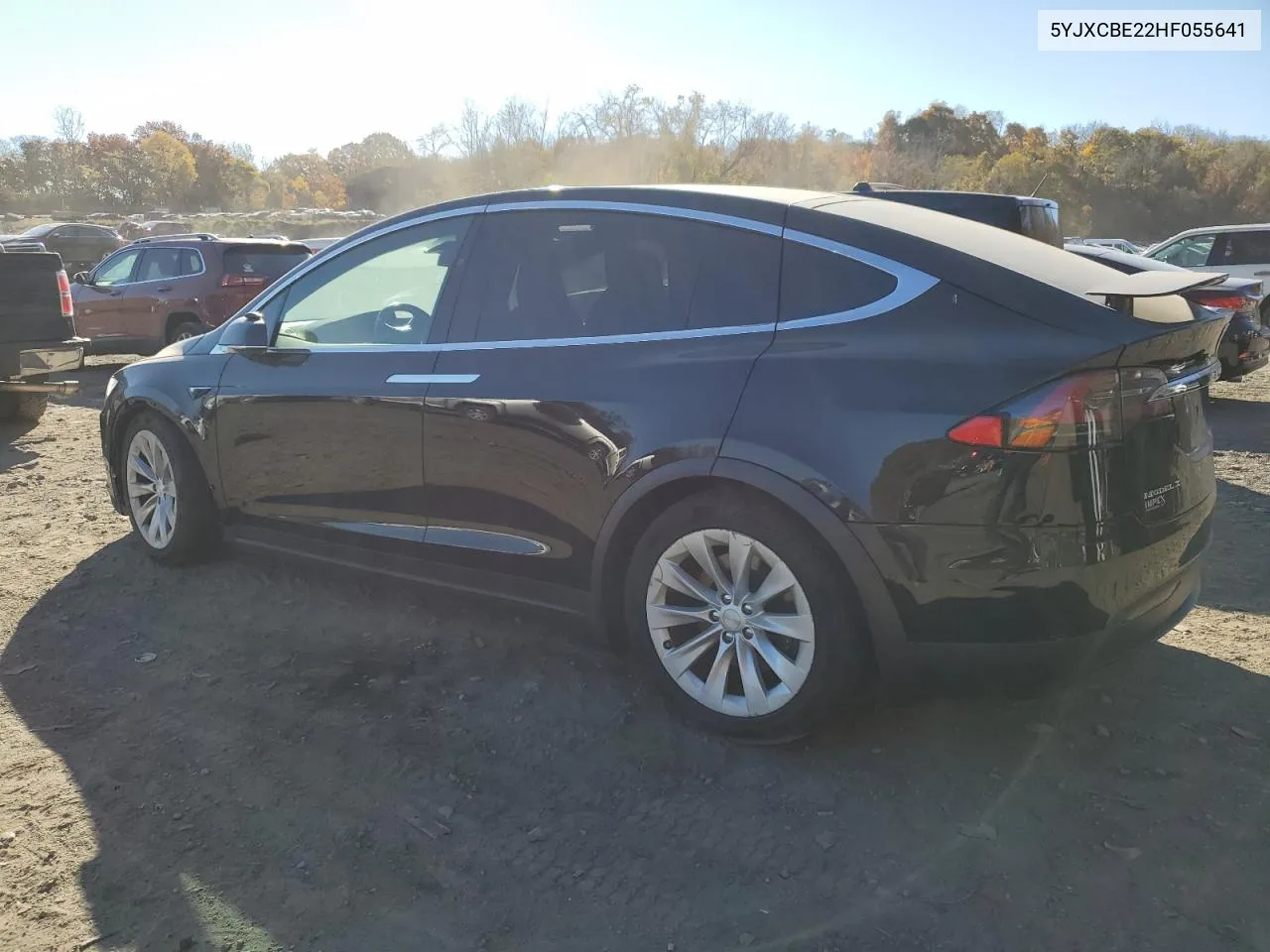 2017 Tesla Model X VIN: 5YJXCBE22HF055641 Lot: 77959304