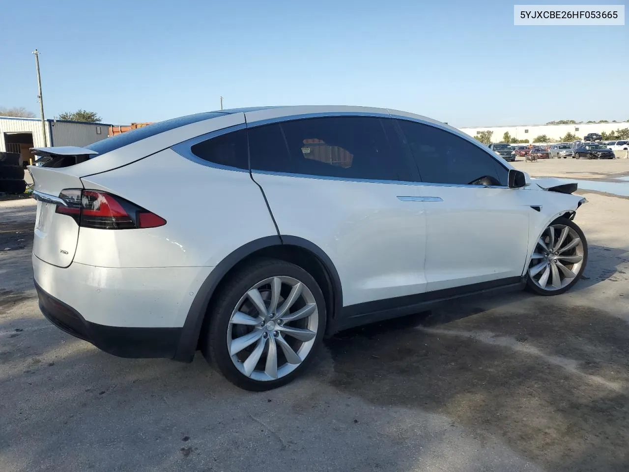 2017 Tesla Model X VIN: 5YJXCBE26HF053665 Lot: 78384244