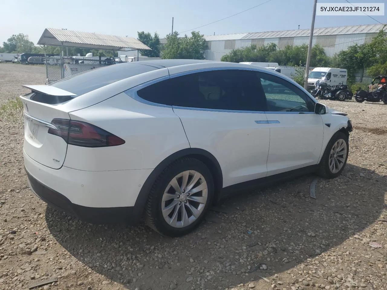 2018 Tesla Model X VIN: 5YJXCAE23JF121274 Lot: 62692354