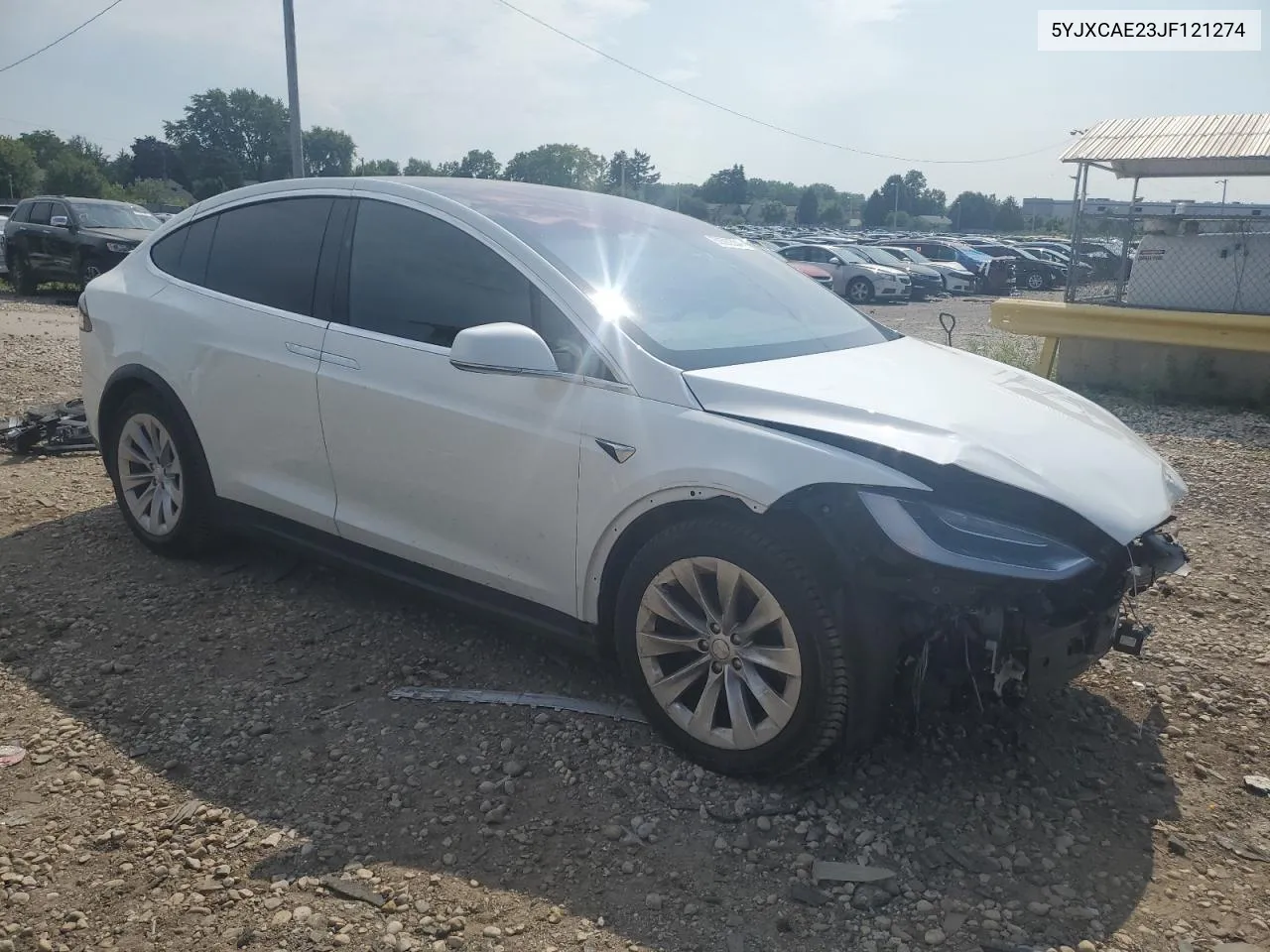 2018 Tesla Model X VIN: 5YJXCAE23JF121274 Lot: 62692354