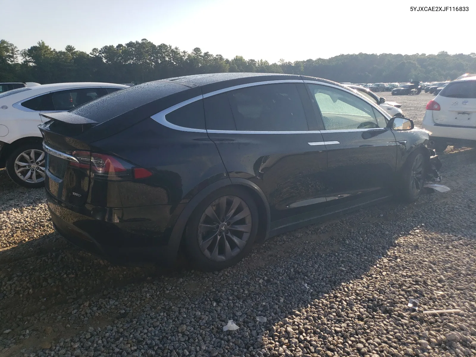 2018 Tesla Model X VIN: 5YJXCAE2XJF116833 Lot: 62922234