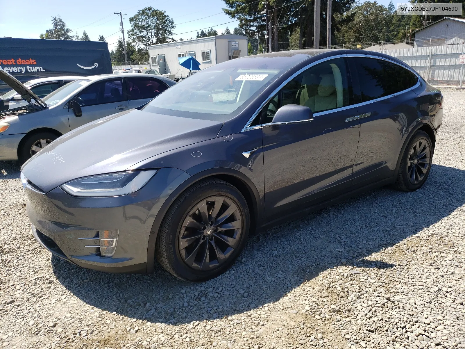 2018 Tesla Model X VIN: 5YJXCDE27JF104690 Lot: 65025534