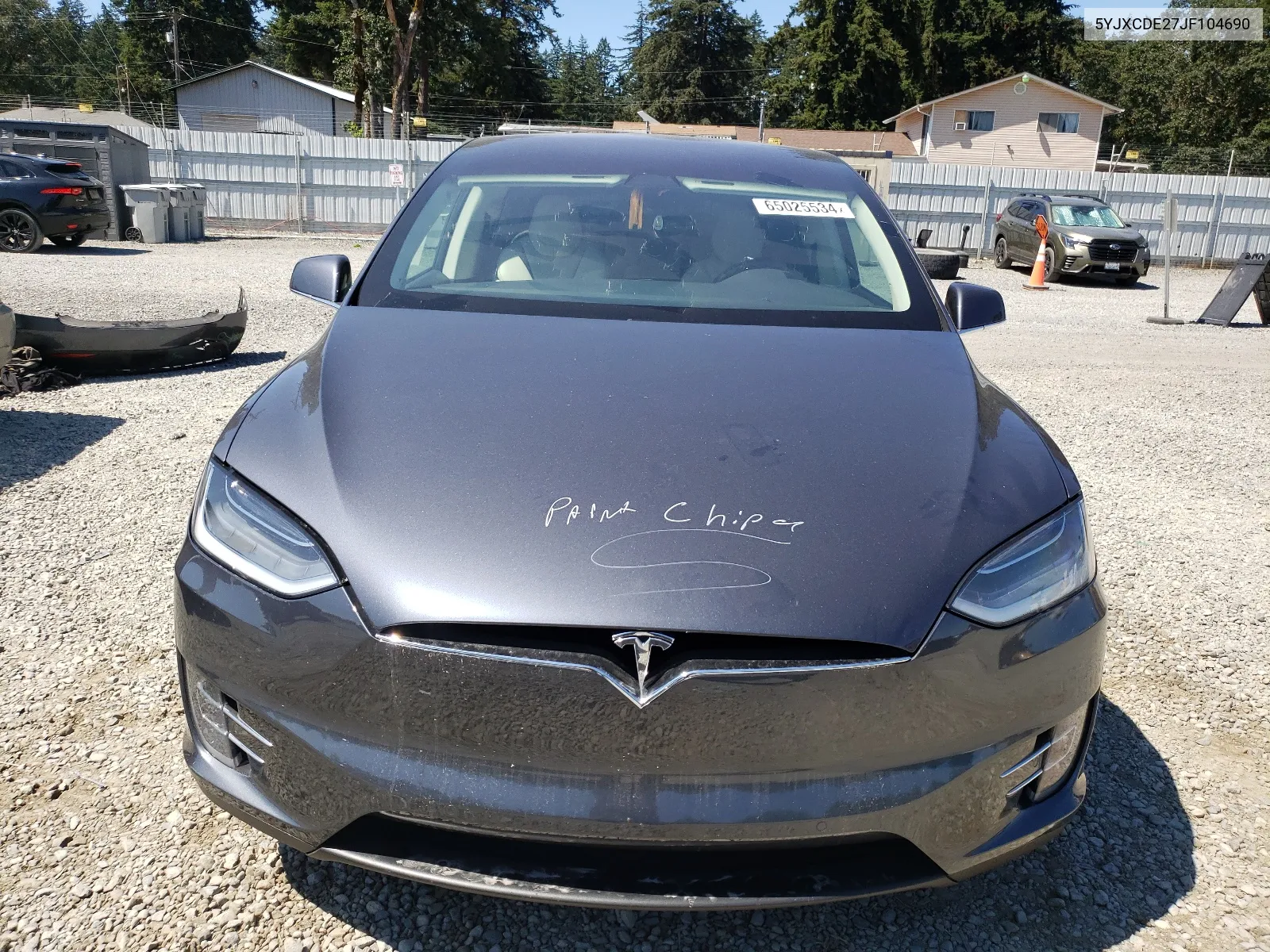 2018 Tesla Model X VIN: 5YJXCDE27JF104690 Lot: 65025534