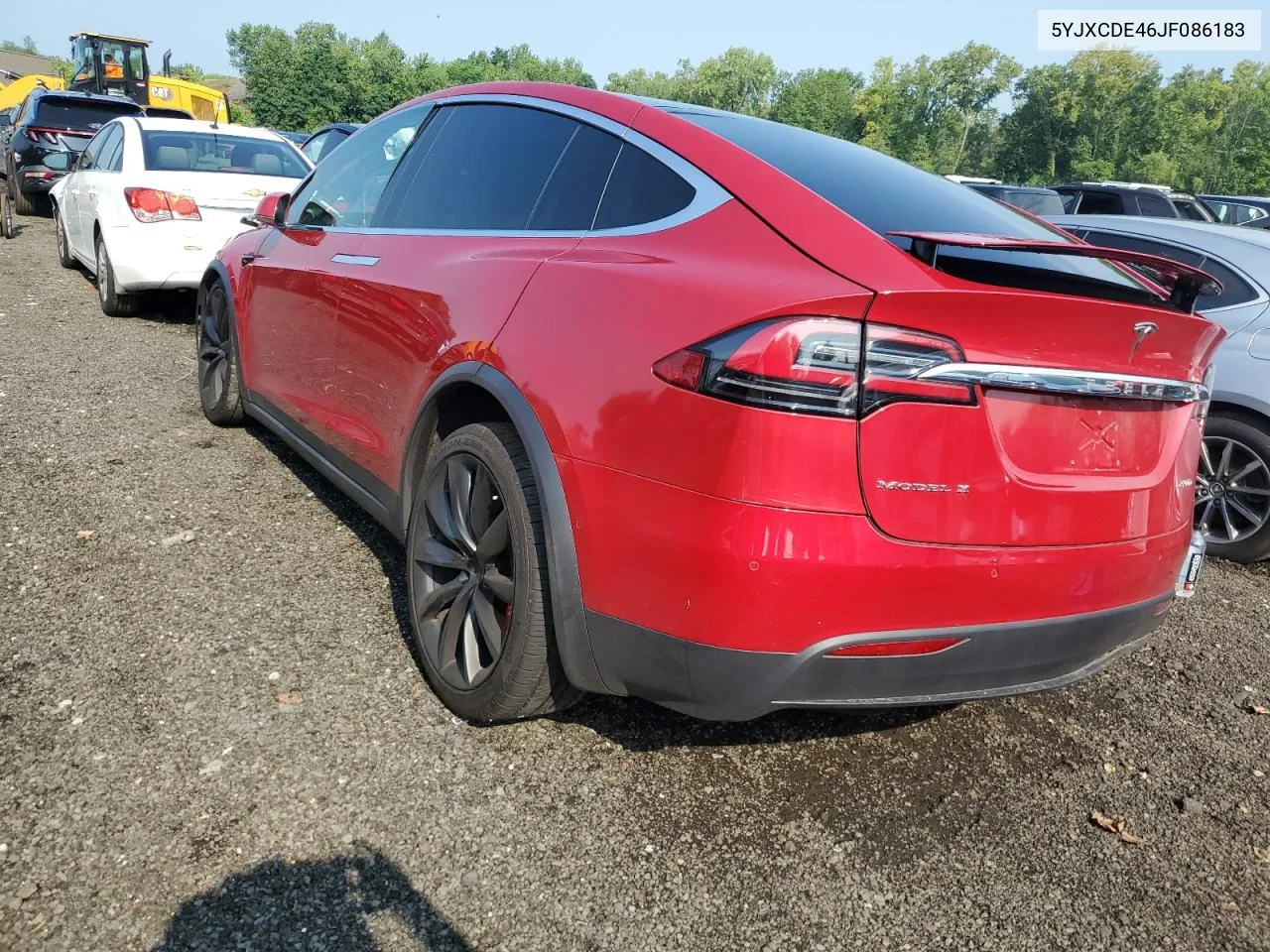 2018 Tesla Model X VIN: 5YJXCDE46JF086183 Lot: 65314764