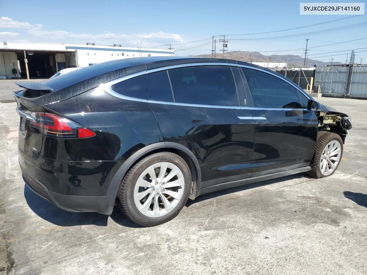 2018 Tesla Model X VIN: 5YJXCDE29JF141160 Lot: 66007154