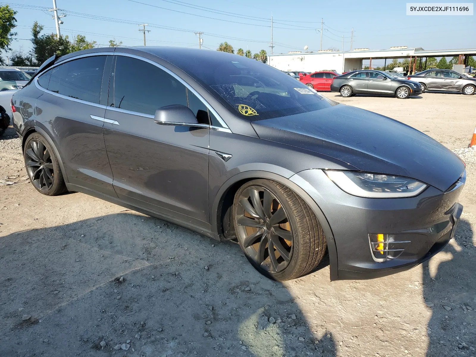 2018 Tesla Model X VIN: 5YJXCDE2XJF111696 Lot: 66157904