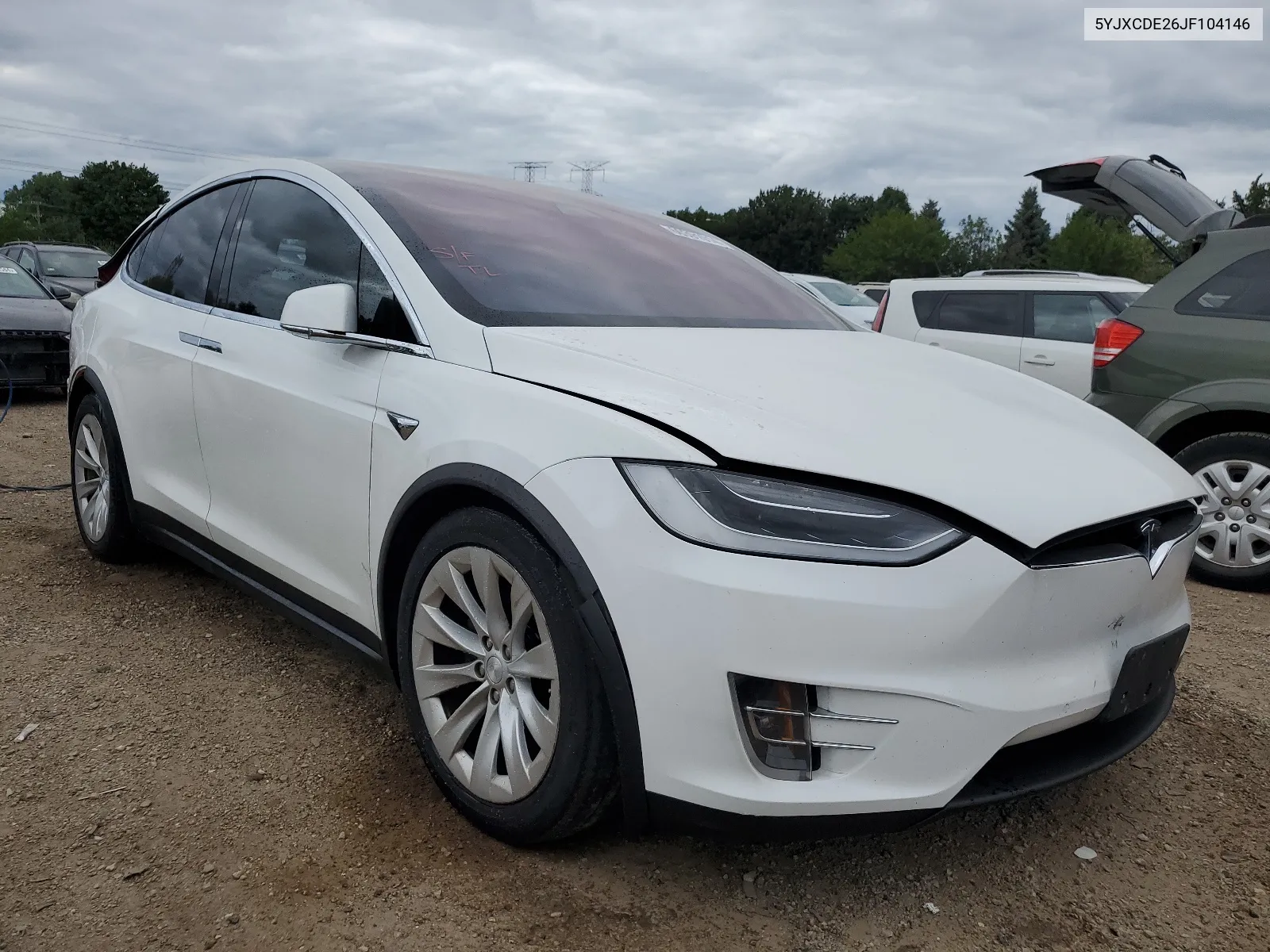 2018 Tesla Model X VIN: 5YJXCDE26JF104146 Lot: 66391014