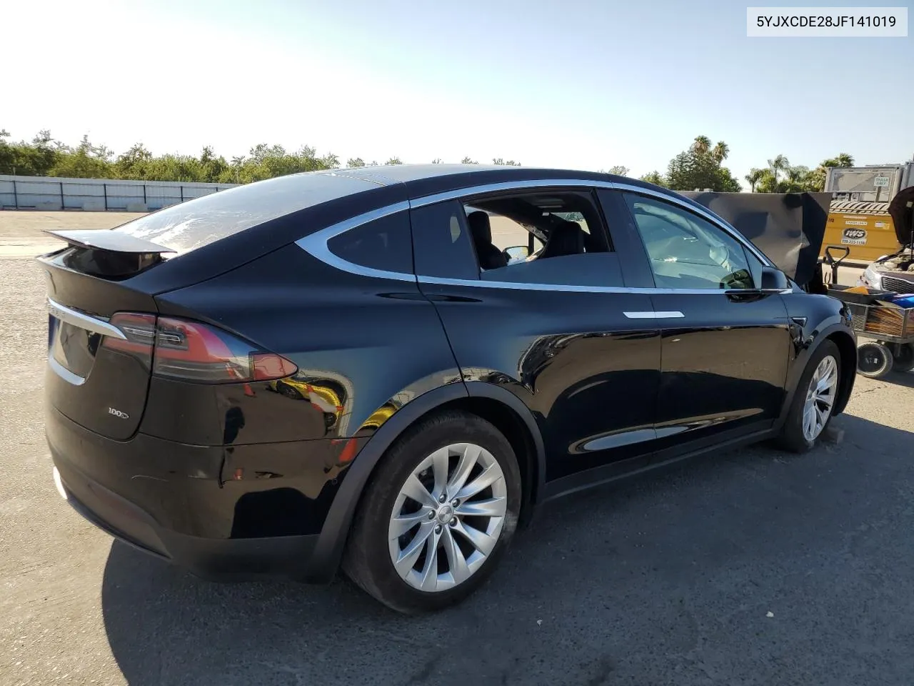 2018 Tesla Model X VIN: 5YJXCDE28JF141019 Lot: 66527794