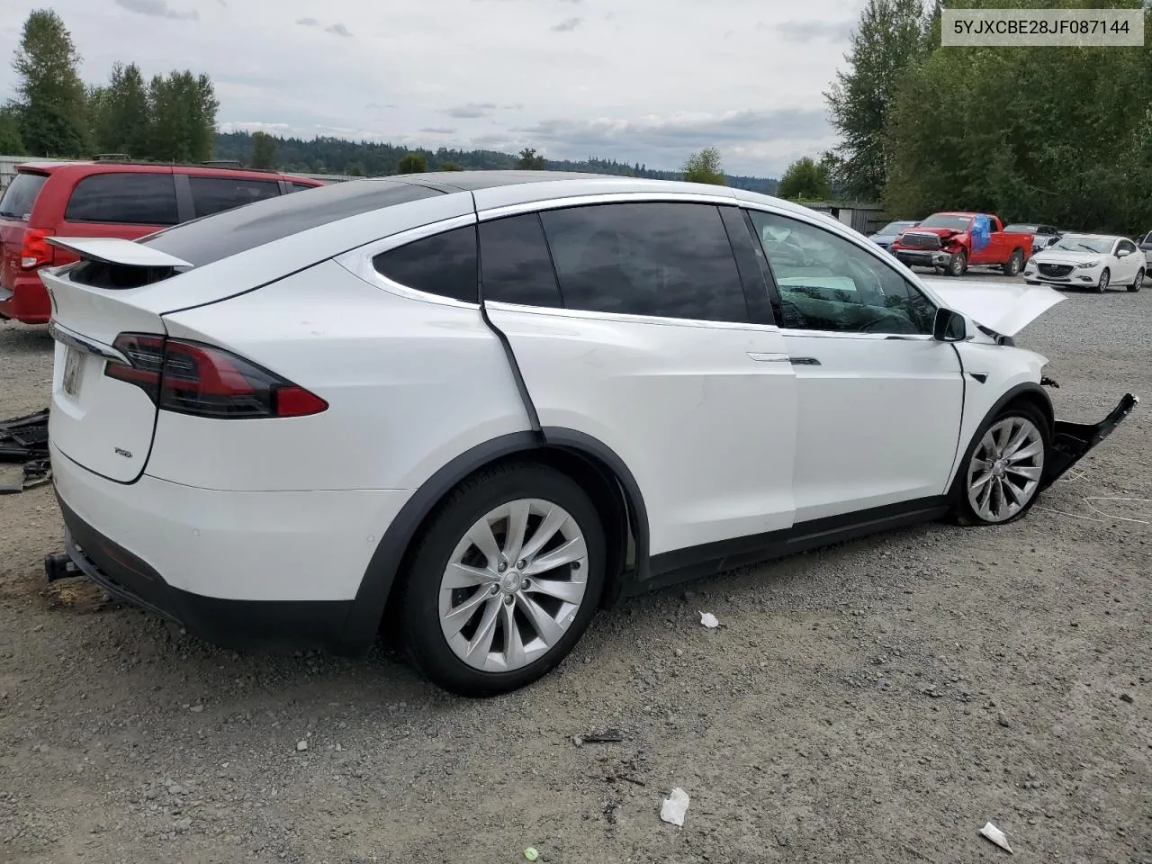 5YJXCBE28JF087144 2018 Tesla Model X