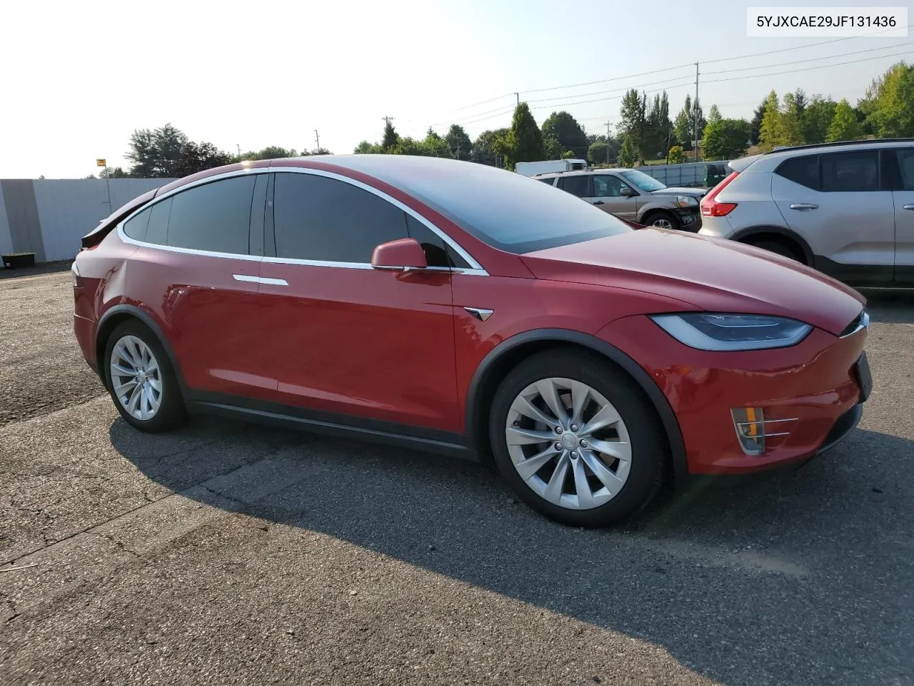 2018 Tesla Model X VIN: 5YJXCAE29JF131436 Lot: 69924724