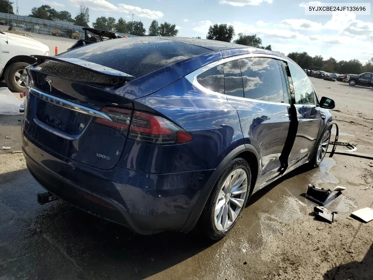 2018 Tesla Model X VIN: 5YJXCBE24JF133696 Lot: 70236984