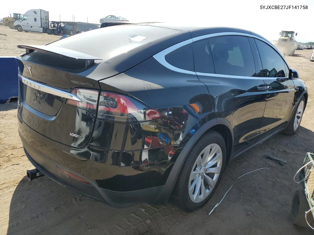 2018 Tesla Model X VIN: 5YJXCBE27JF141758 Lot: 70512034