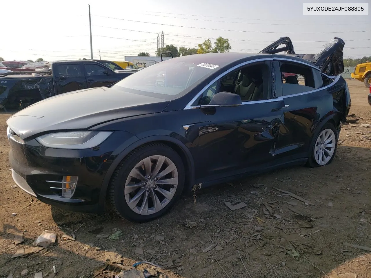 2018 Tesla Model X VIN: 5YJXCDE24JF088805 Lot: 70870544