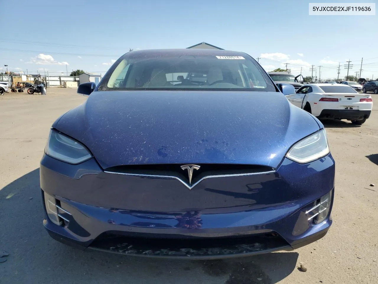 2018 Tesla Model X VIN: 5YJXCDE2XJF119636 Lot: 71288014