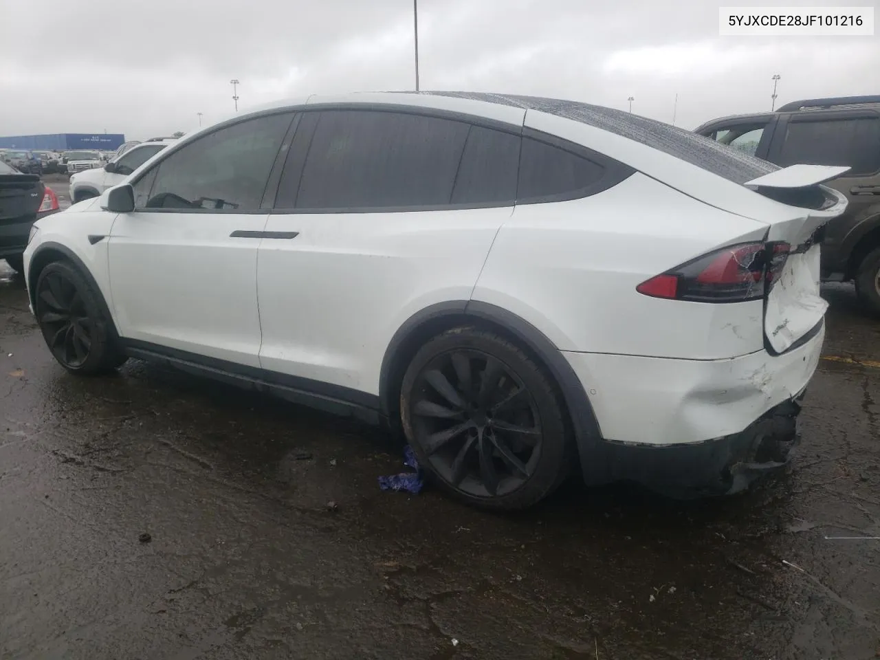 2018 Tesla Model X VIN: 5YJXCDE28JF101216 Lot: 72921984