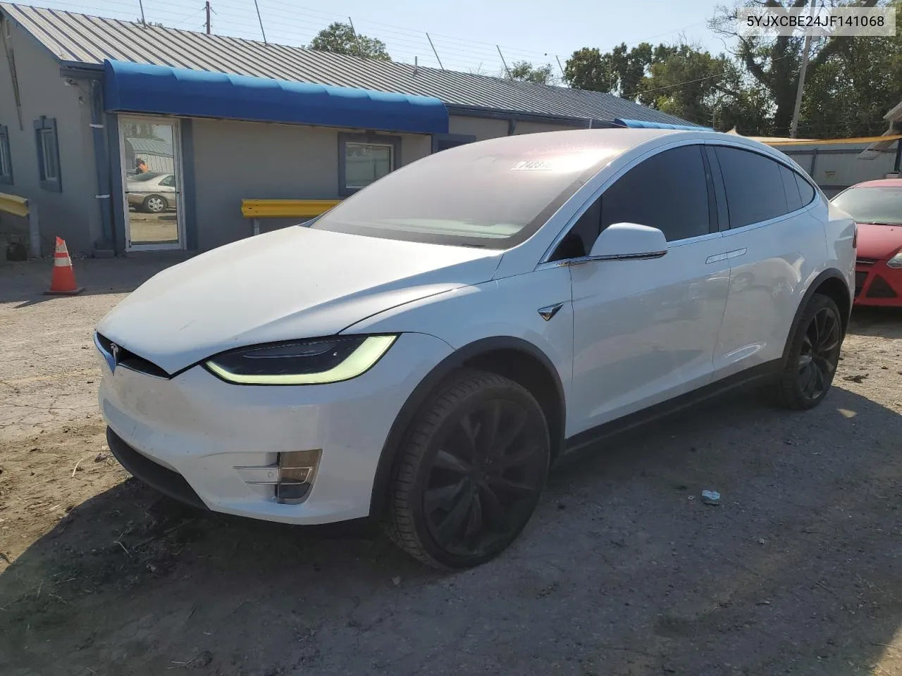 2018 Tesla Model X VIN: 5YJXCBE24JF141068 Lot: 74231314