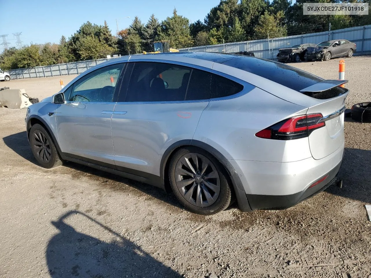 2018 Tesla Model X VIN: 5YJXCDE27JF101918 Lot: 74684064