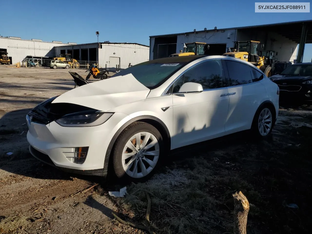 2018 Tesla Model X VIN: 5YJXCAE25JF088911 Lot: 77250944