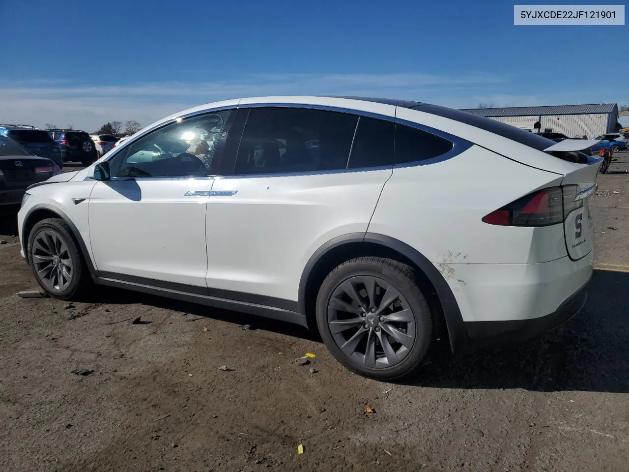 2018 Tesla Model X VIN: 5YJXCDE22JF121901 Lot: 77827954