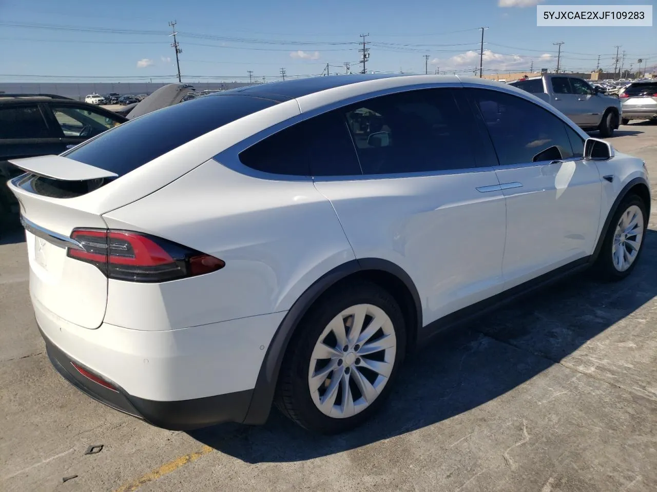 2018 Tesla Model X VIN: 5YJXCAE2XJF109283 Lot: 78430824