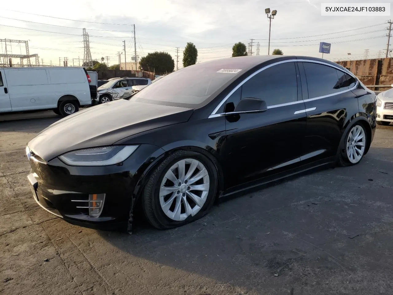 2018 Tesla Model X VIN: 5YJXCAE24JF103883 Lot: 78999024