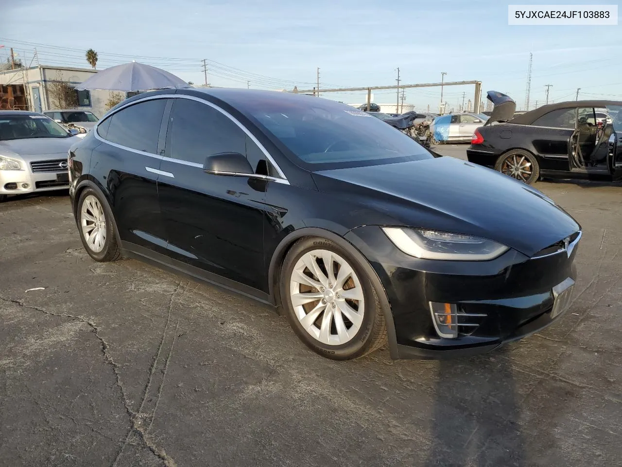 2018 Tesla Model X VIN: 5YJXCAE24JF103883 Lot: 78999024