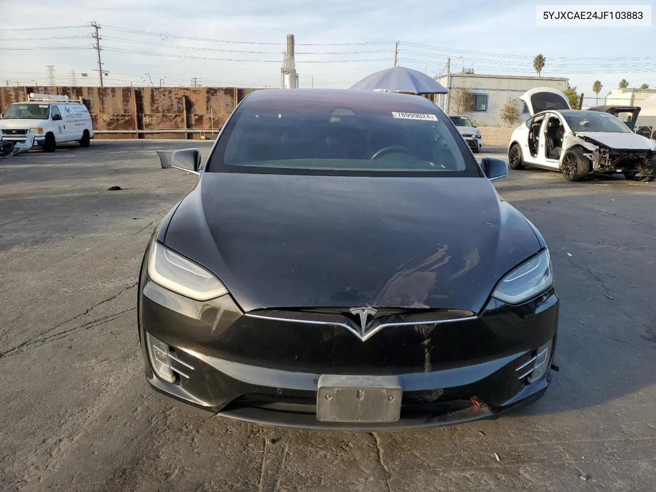 2018 Tesla Model X VIN: 5YJXCAE24JF103883 Lot: 78999024