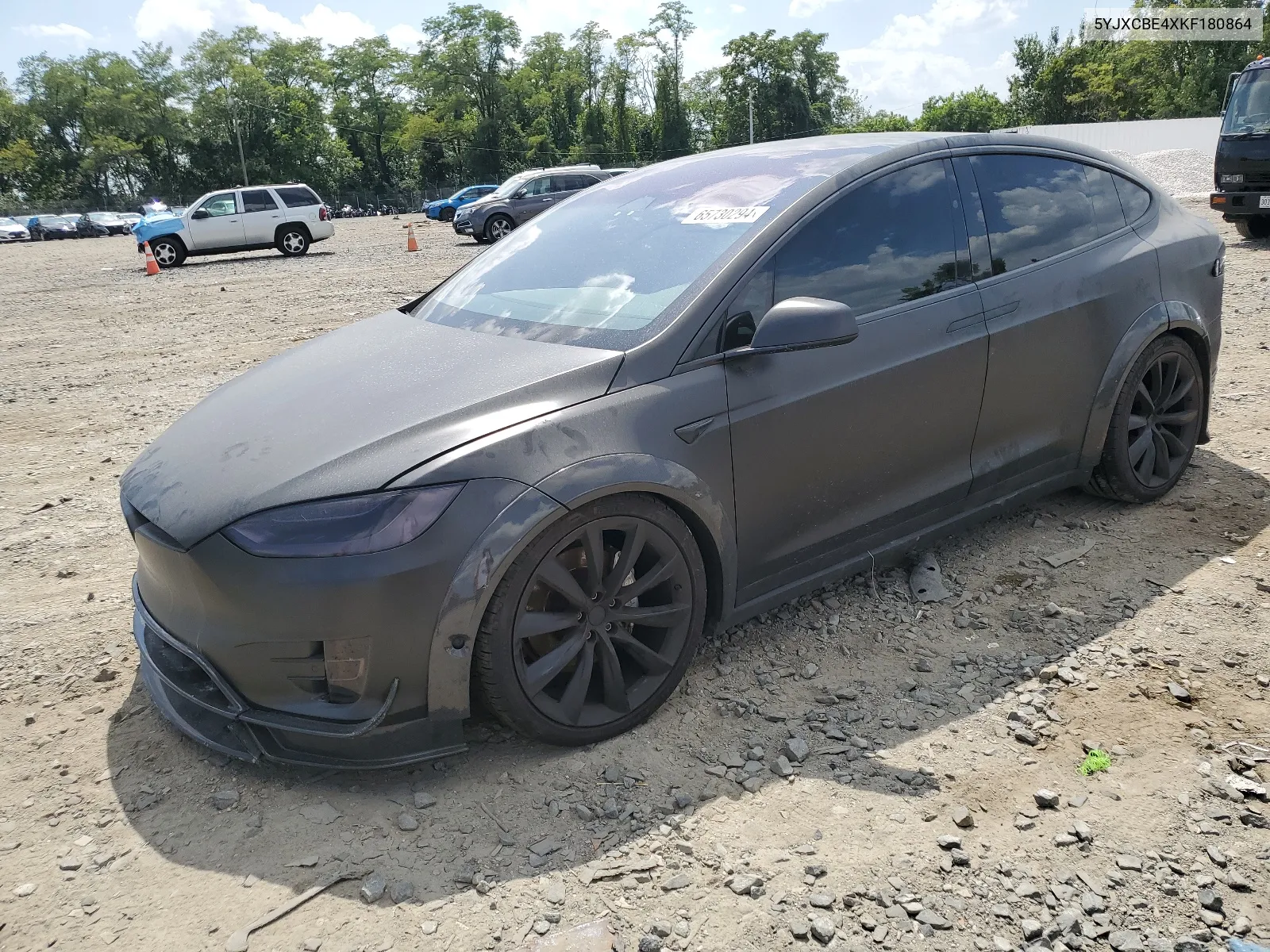 2019 Tesla Model X VIN: 5YJXCBE4XKF180864 Lot: 65730294