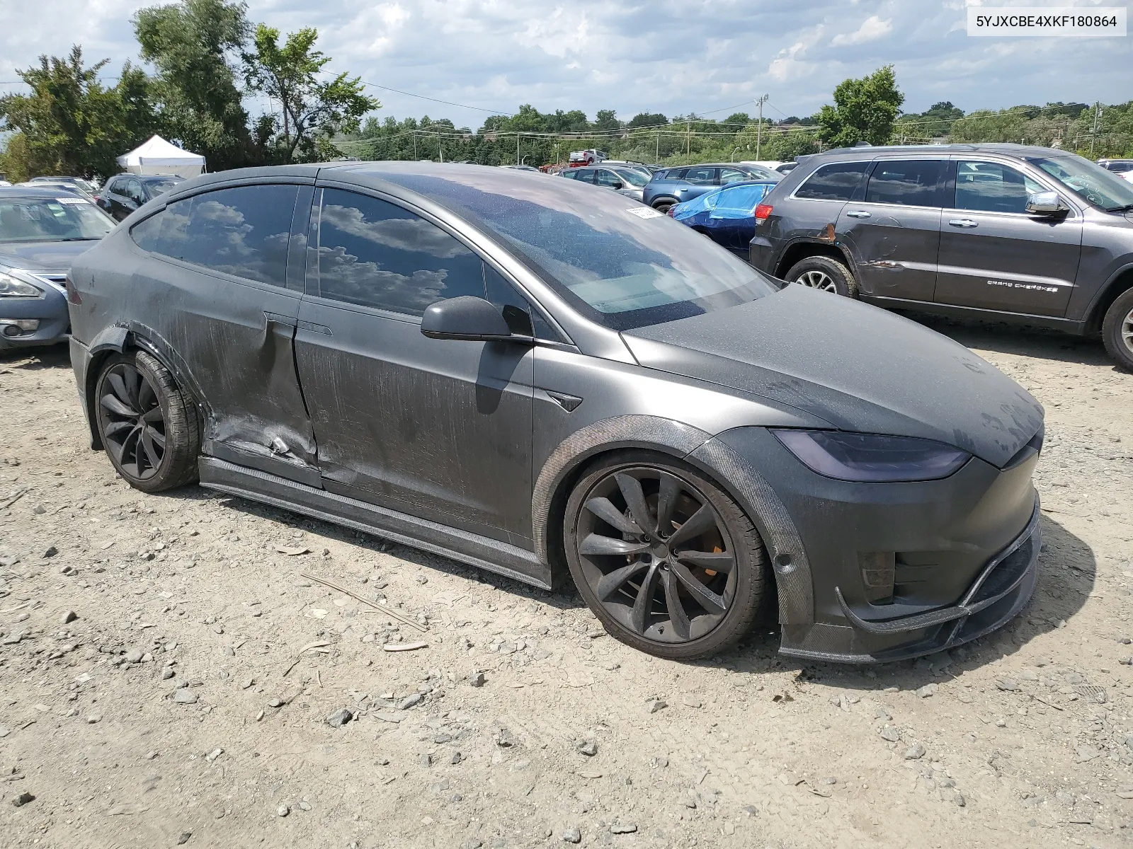 2019 Tesla Model X VIN: 5YJXCBE4XKF180864 Lot: 65730294