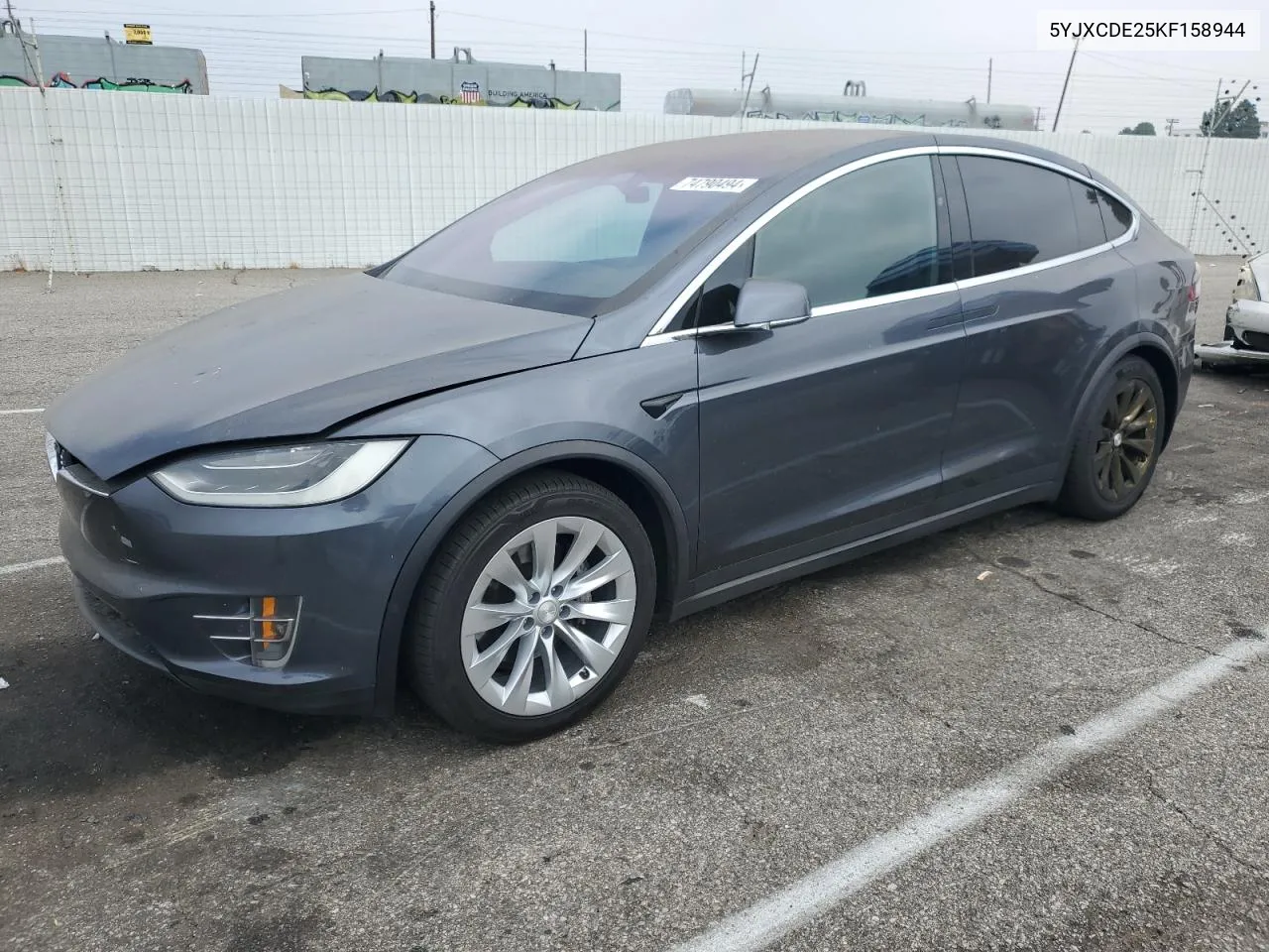 2019 Tesla Model X VIN: 5YJXCDE25KF158944 Lot: 74790494