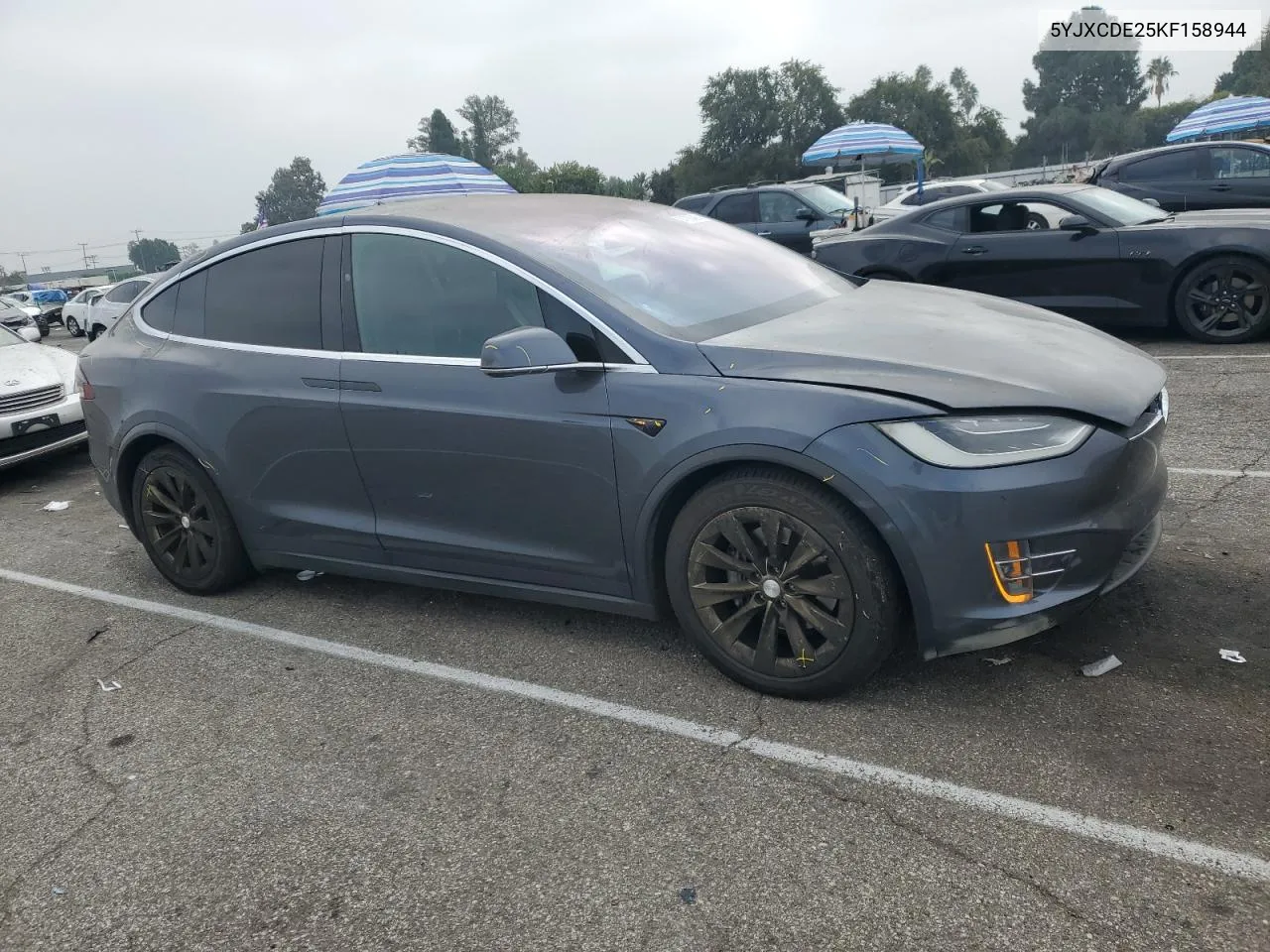 2019 Tesla Model X VIN: 5YJXCDE25KF158944 Lot: 74790494